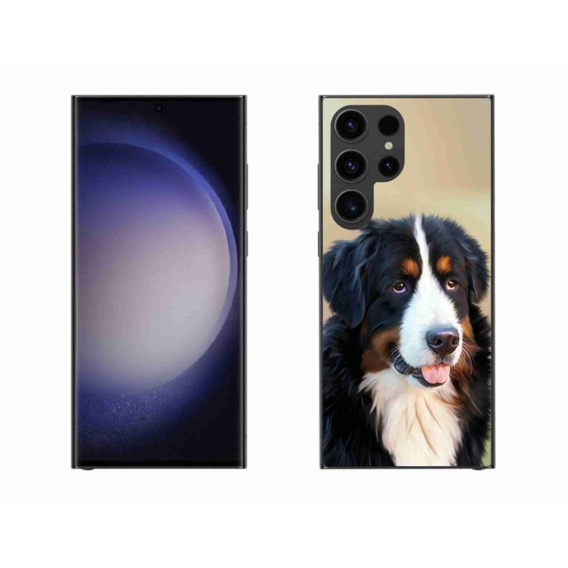 Gelový obal mmCase na mobil Samsung Galaxy S23 Ultra 5G - bernský salašnický pes