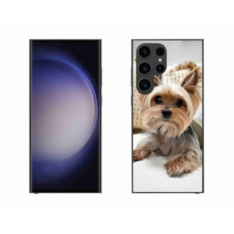 Gelový obal mmCase na mobil Samsung Galaxy S23 Ultra 5G - jorkšír 5