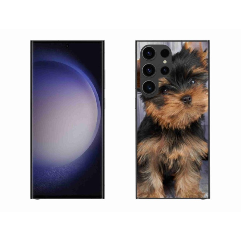 Gelový obal mmCase na mobil Samsung Galaxy S23 Ultra 5G - jorkšír 9