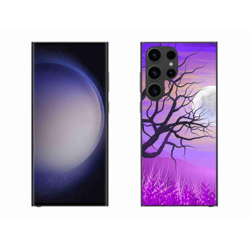 Gelový obal mmCase na mobil Samsung Galaxy S23 Ultra 5G - kreslený opadaný strom