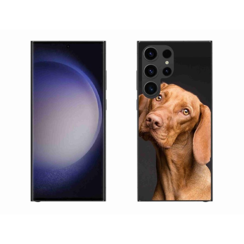 Gelový obal mmCase na mobil Samsung Galaxy S23 Ultra 5G - maďarský ohař
