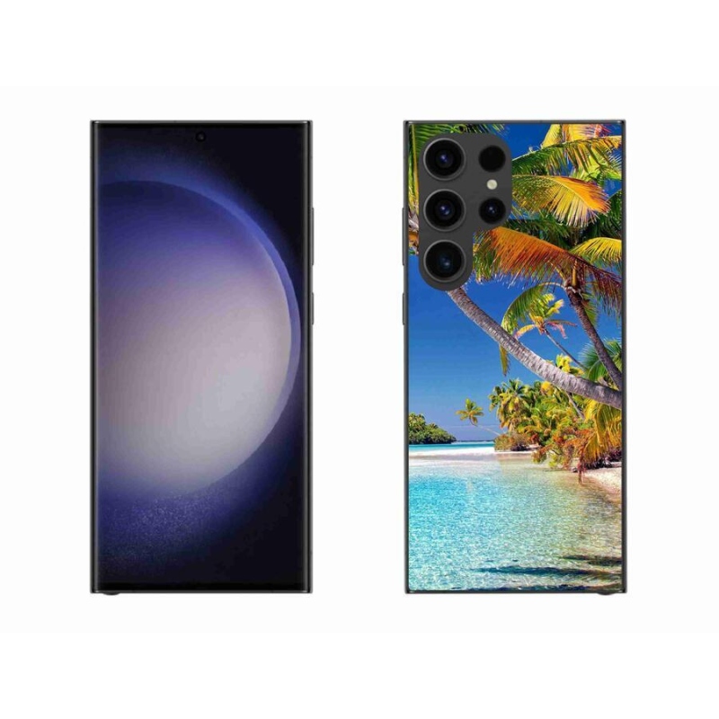 Gelový obal mmCase na mobil Samsung Galaxy S23 Ultra 5G - mořská pláž