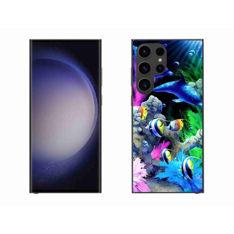 Gelový obal mmCase na mobil Samsung Galaxy S23 Ultra 5G - mořský svět
