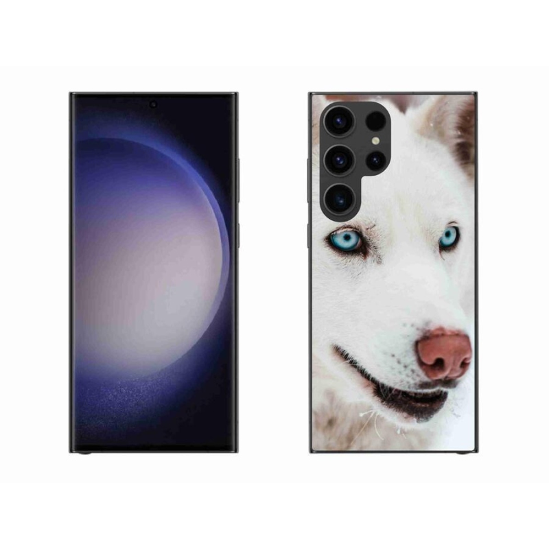 Gelový obal mmCase na mobil Samsung Galaxy S23 Ultra 5G - psí pohled