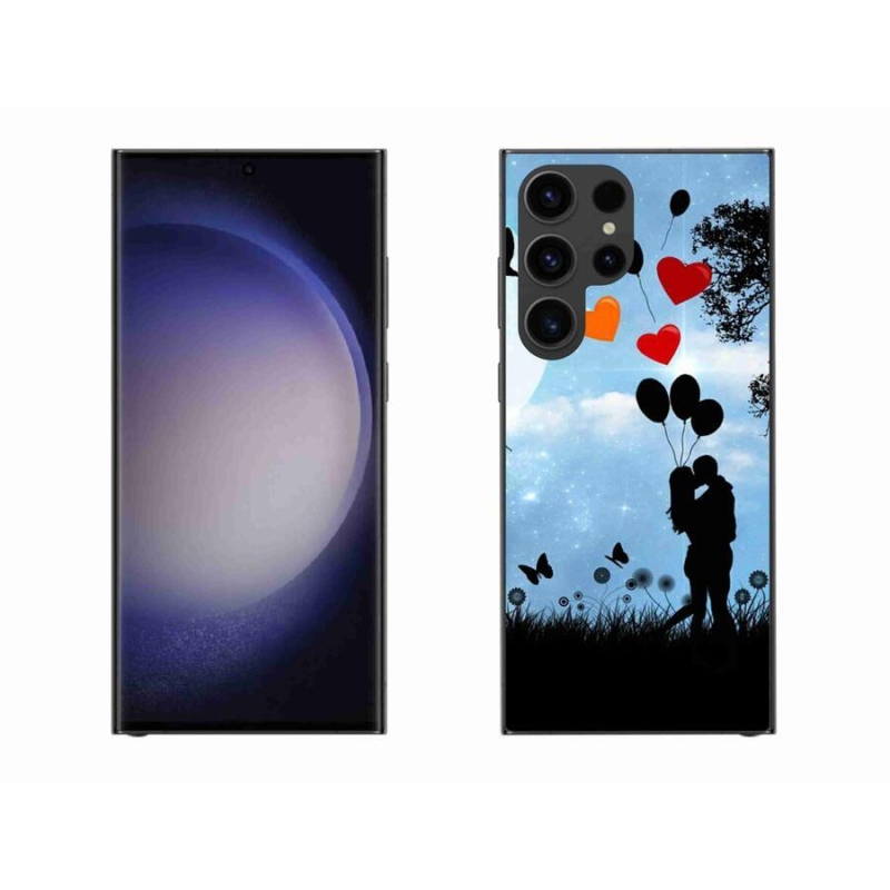Gelový obal mmCase na mobil Samsung Galaxy S23 Ultra 5G - zamilovaný pár