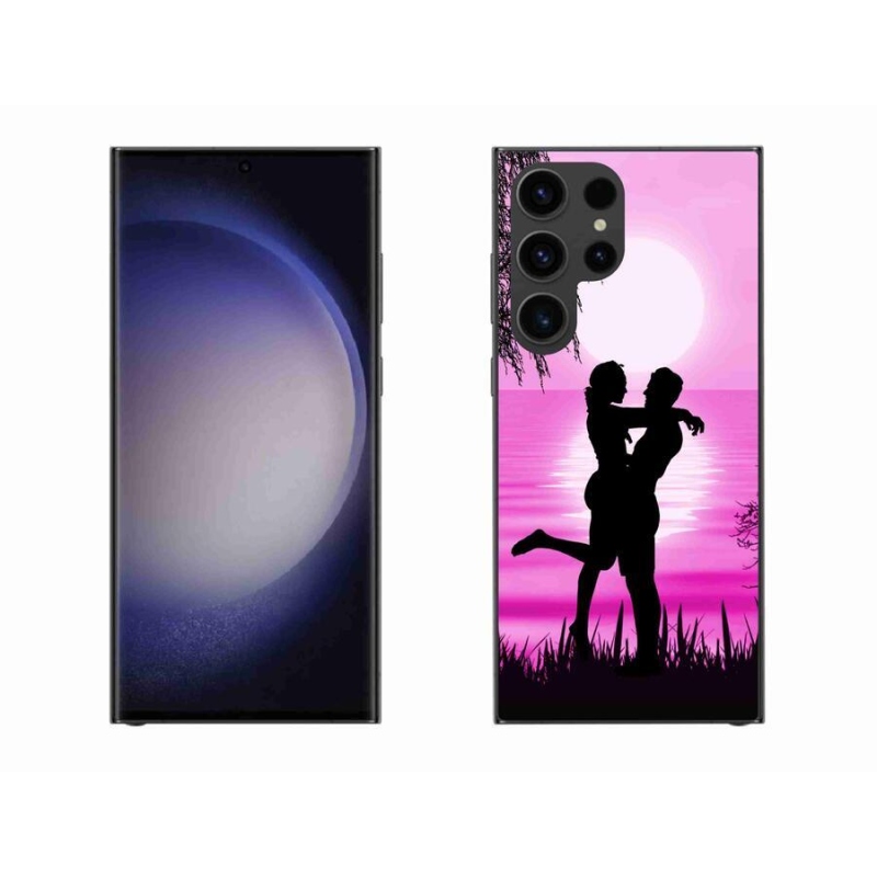 Gelový obal mmCase na mobil Samsung Galaxy S23 Ultra 5G - západ slunce