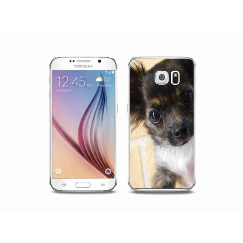 Gelový obal mmCase na mobil Samsung Galaxy S6 - čivava 2