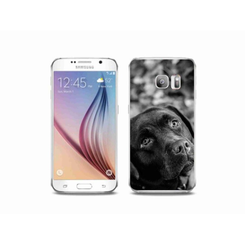 Gelový obal mmCase na mobil Samsung Galaxy S6 Edge - labrador