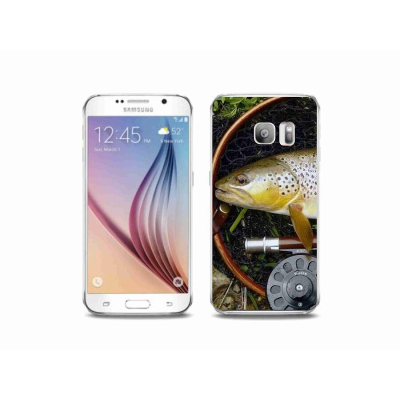 Gelový obal mmCase na mobil Samsung Galaxy S6 Edge - pstruh 2