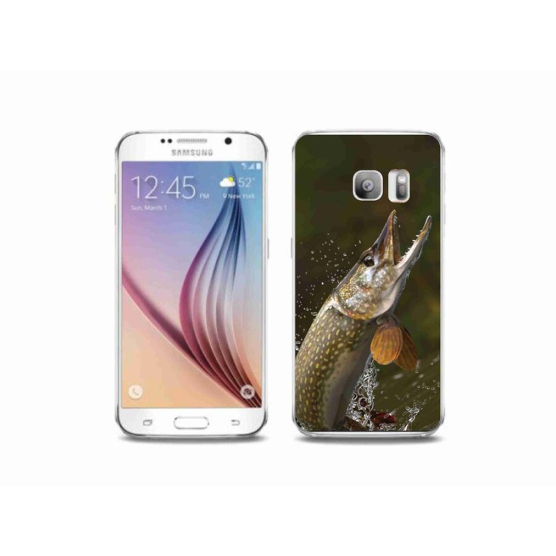 Gelový obal mmCase na mobil Samsung Galaxy S6 Edge - štika