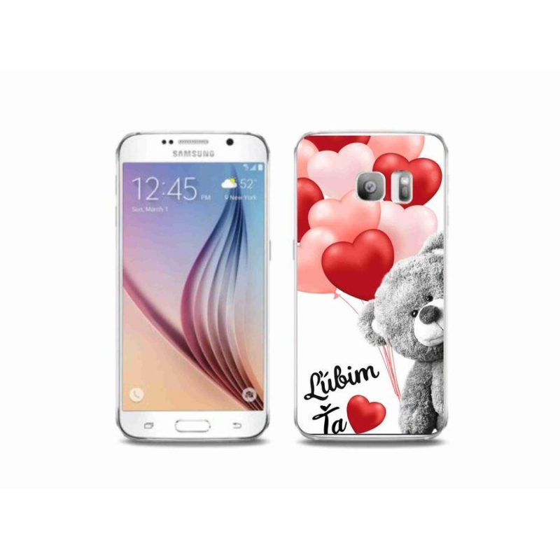 Gelový obal mmCase na mobil Samsung Galaxy S6 Edge - ľúbim ťa sk