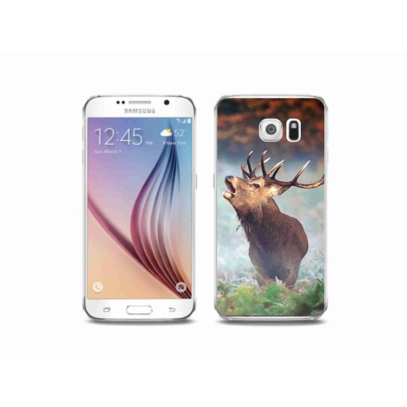 Gelový obal mmCase na mobil Samsung Galaxy S6 - jelen 2
