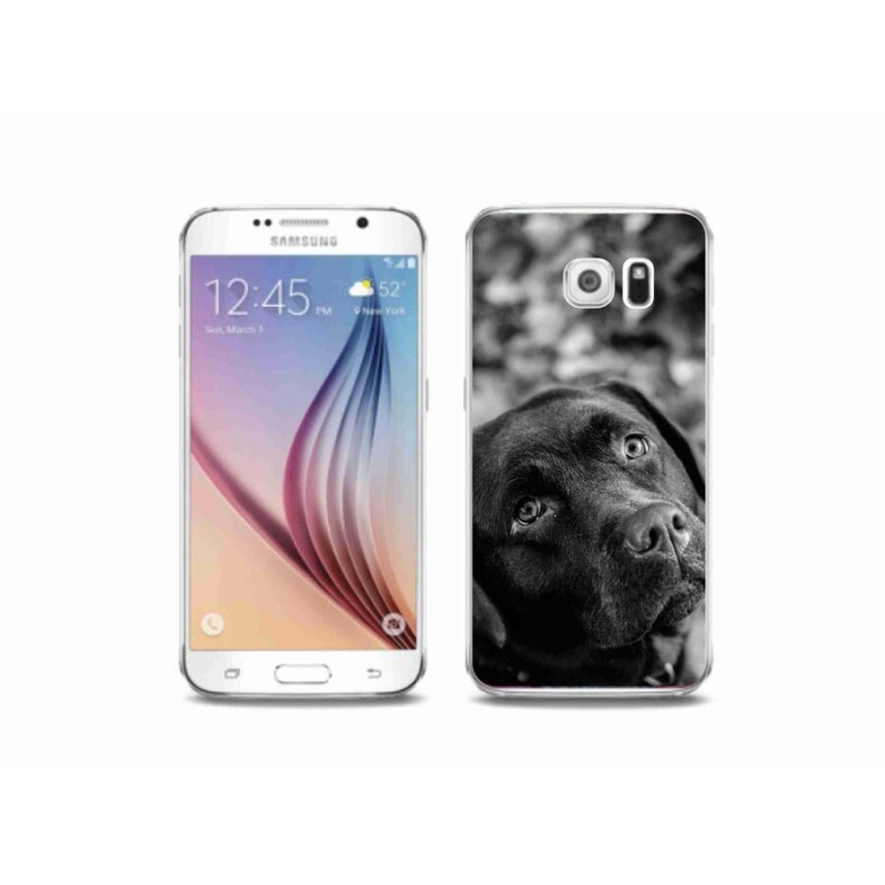 Gelový obal mmCase na mobil Samsung Galaxy S6 - labrador