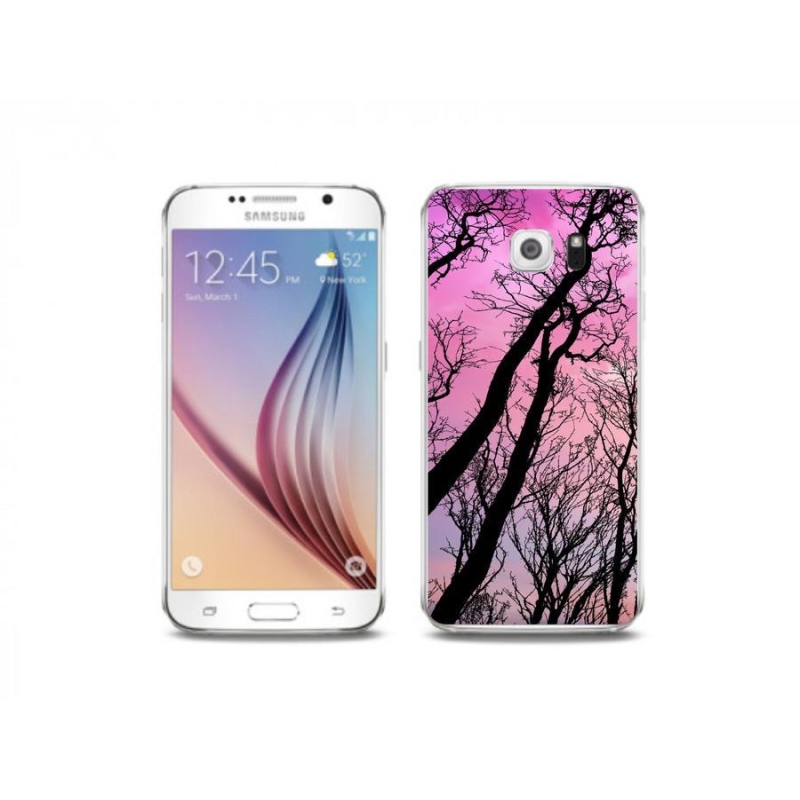 Gelový obal mmCase na mobil Samsung Galaxy S6 - opadané stromy