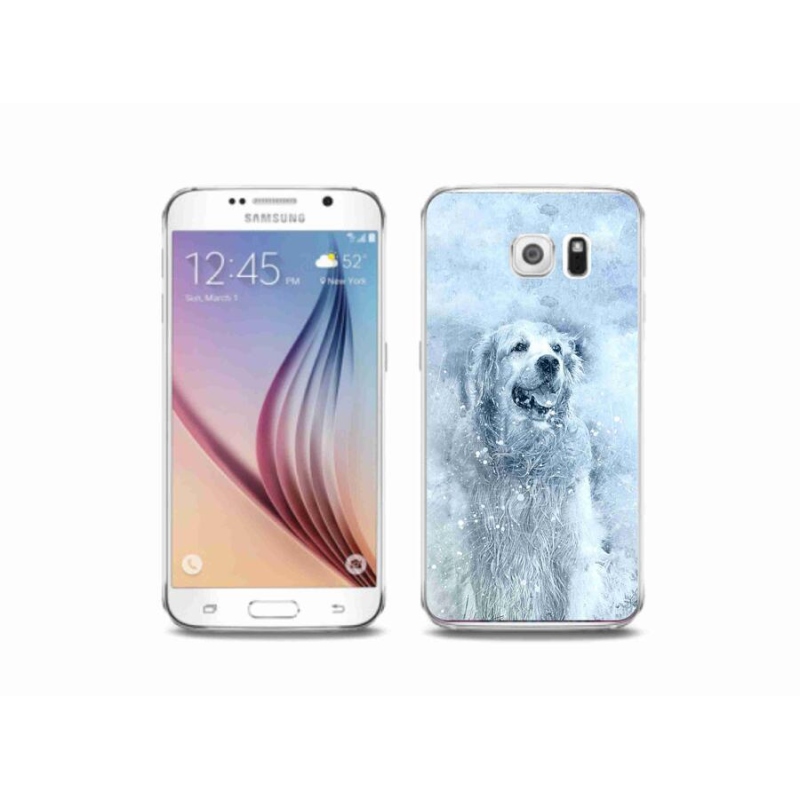 Gelový obal mmCase na mobil Samsung Galaxy S6 - retrívr