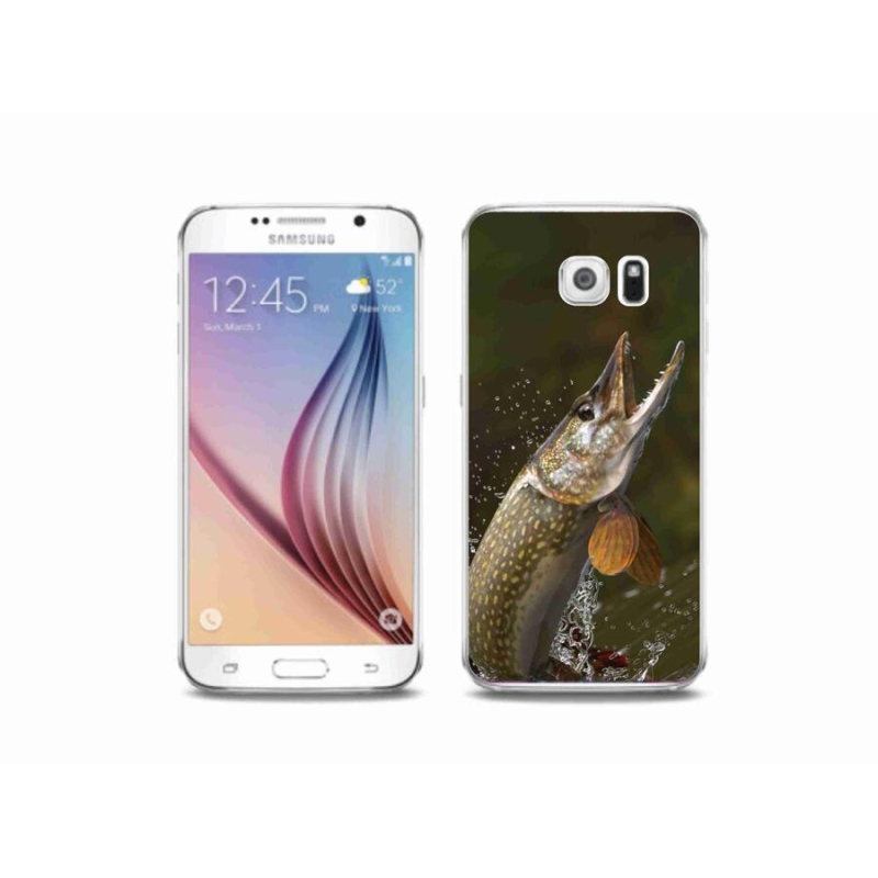 Gelový obal mmCase na mobil Samsung Galaxy S6 - štika
