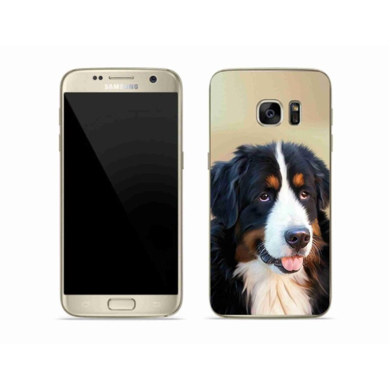 Gelový obal mmCase na mobil Samsung Galaxy S7 - bernský salašnický pes