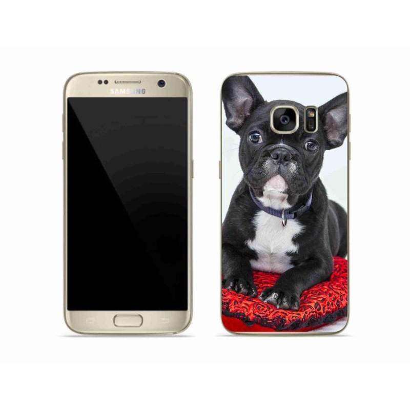 Gelový obal mmCase na mobil Samsung Galaxy S7 - buldok