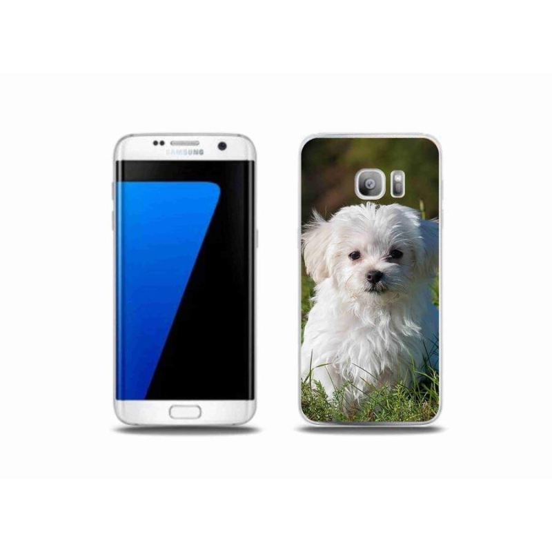 Gelový obal mmCase na mobil Samsung Galaxy S7 Edge - bišonek