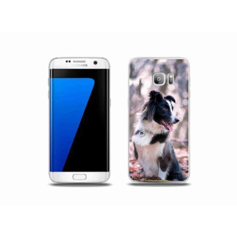 Gelový obal mmCase na mobil Samsung Galaxy S7 Edge - border kolie 2