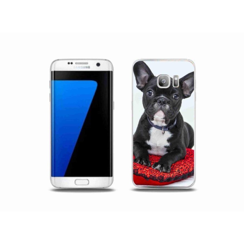 Gelový obal mmCase na mobil Samsung Galaxy S7 Edge - buldok