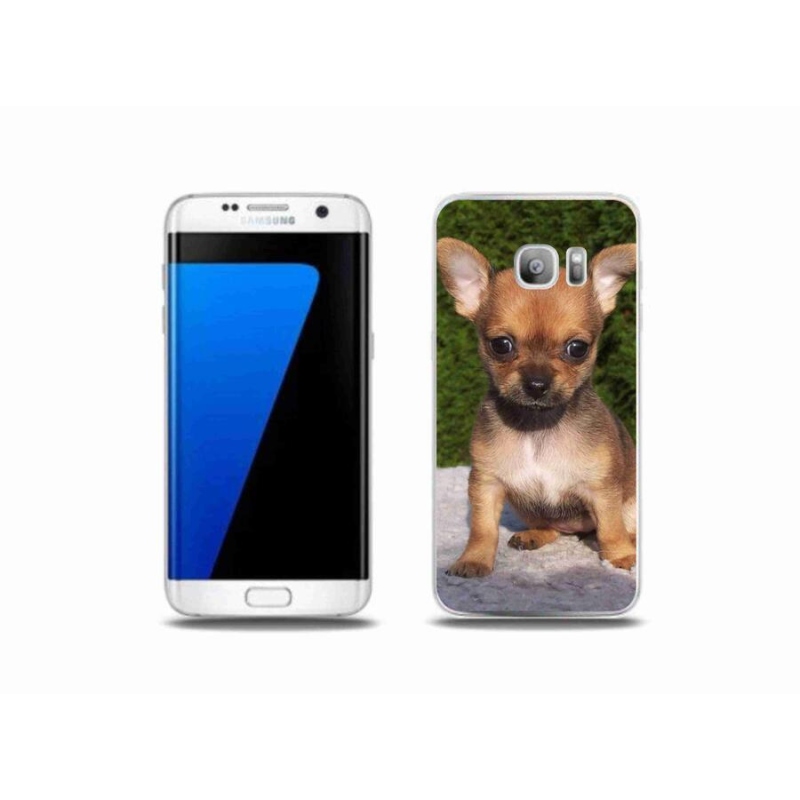 Gelový obal mmCase na mobil Samsung Galaxy S7 Edge - čivava 3