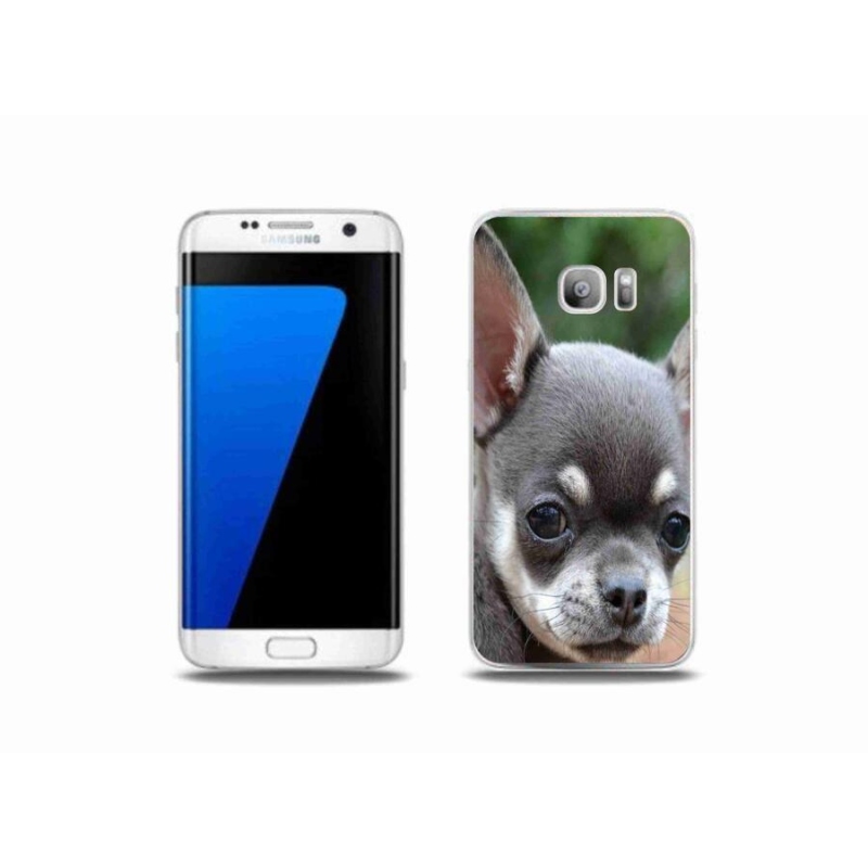 Gelový obal mmCase na mobil Samsung Galaxy S7 Edge - čivava