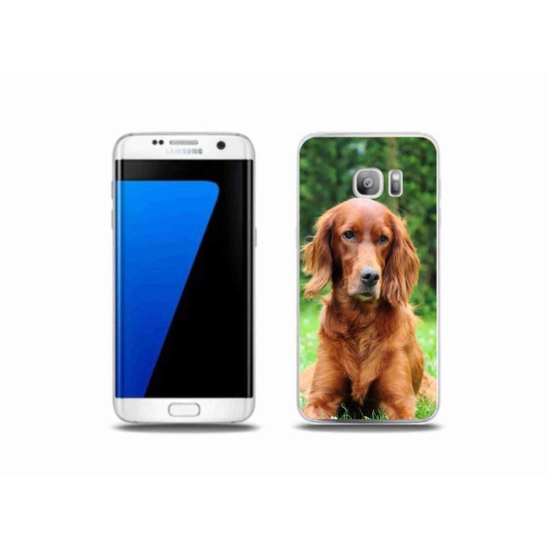 Gelový obal mmCase na mobil Samsung Galaxy S7 Edge - irský setr