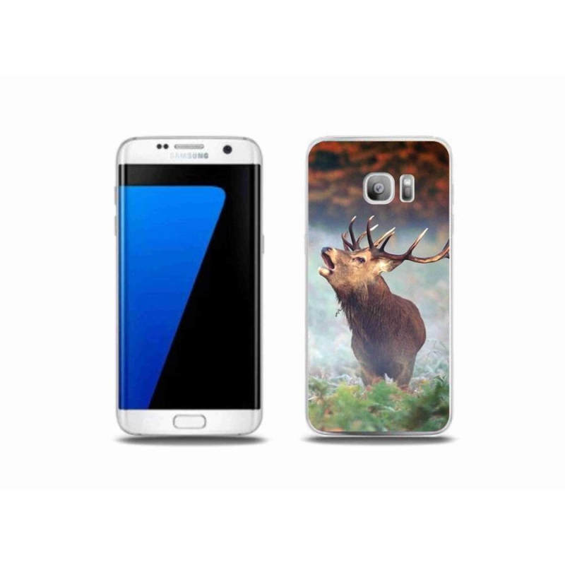 Gelový obal mmCase na mobil Samsung Galaxy S7 Edge - jelen 2