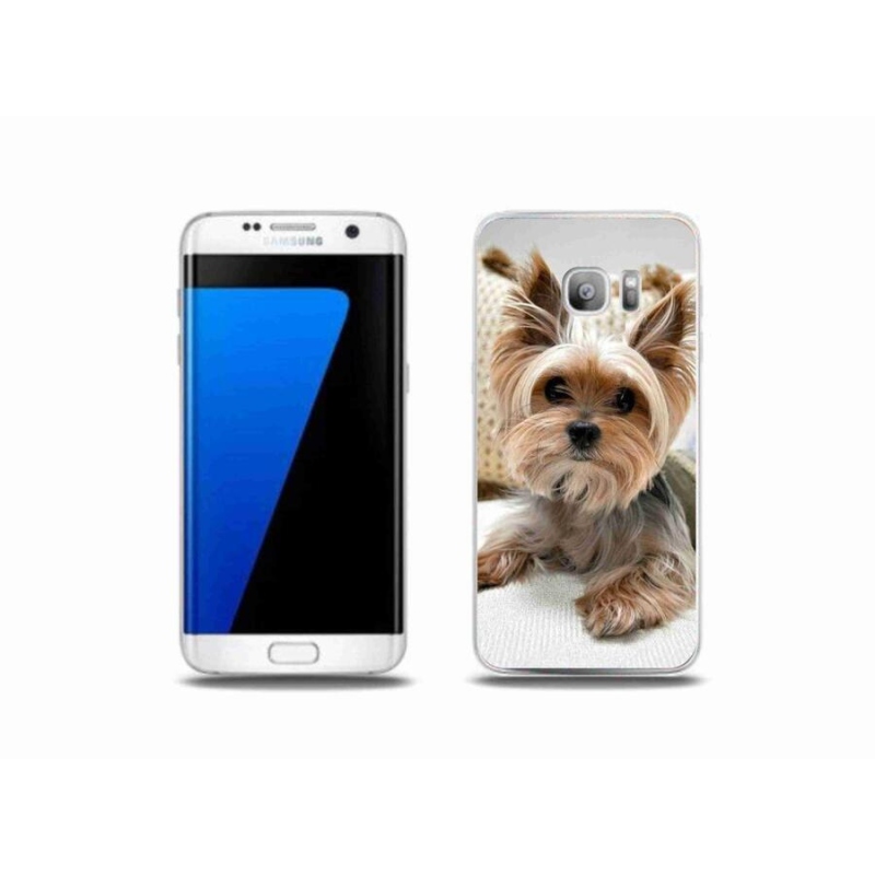Gelový obal mmCase na mobil Samsung Galaxy S7 Edge - jorkšír 5