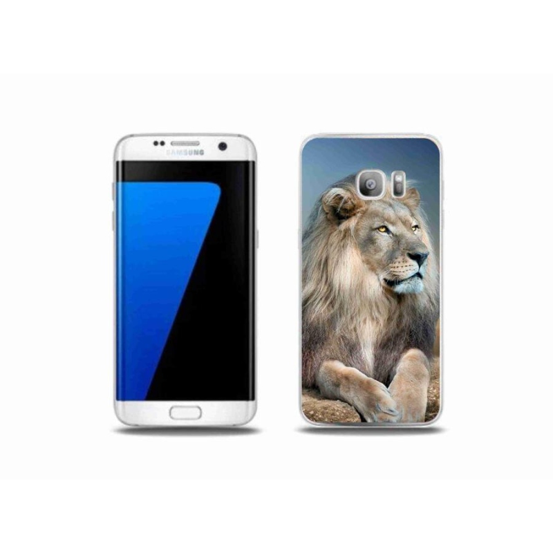 Gelový obal mmCase na mobil Samsung Galaxy S7 Edge - lev 1