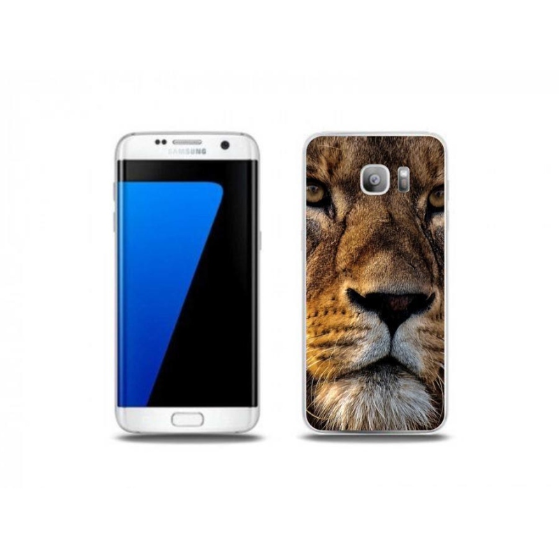 Gelový obal mmCase na mobil Samsung Galaxy S7 Edge - lev