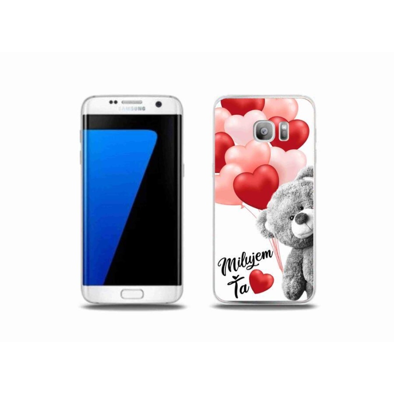 Gelový obal mmCase na mobil Samsung Galaxy S7 Edge - milujem Ťa sk