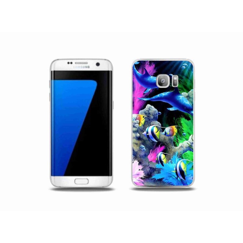 Gelový obal mmCase na mobil Samsung Galaxy S7 Edge - mořský svět