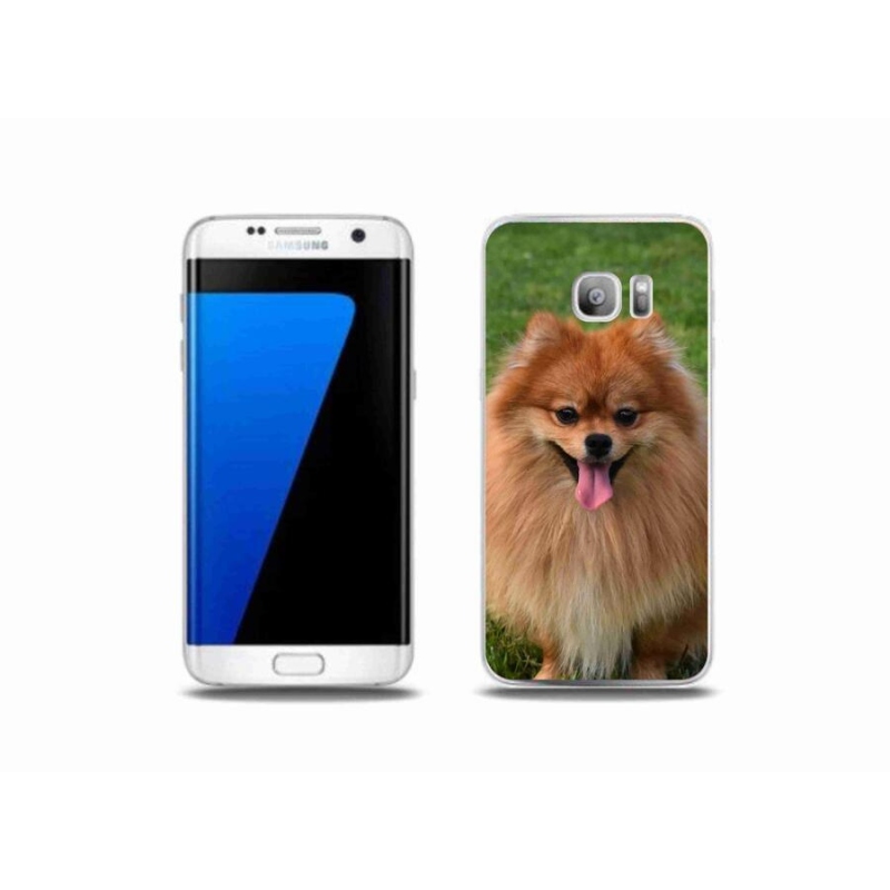 Gelový obal mmCase na mobil Samsung Galaxy S7 Edge - pomeranian