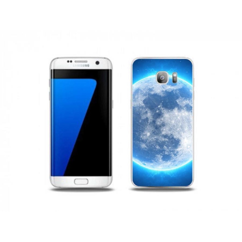 Gelový obal mmCase na mobil Samsung Galaxy S7 Edge - zeměkoule