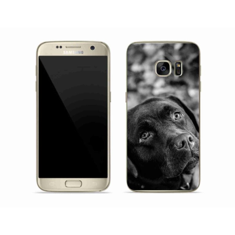 Gelový obal mmCase na mobil Samsung Galaxy S7 - labrador