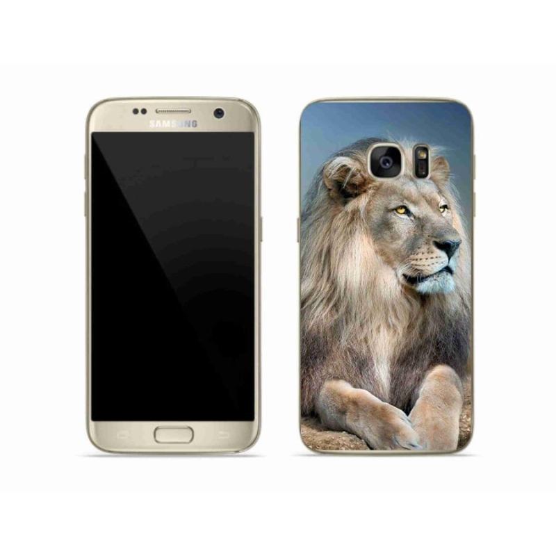 Gelový obal mmCase na mobil Samsung Galaxy S7 - lev 1
