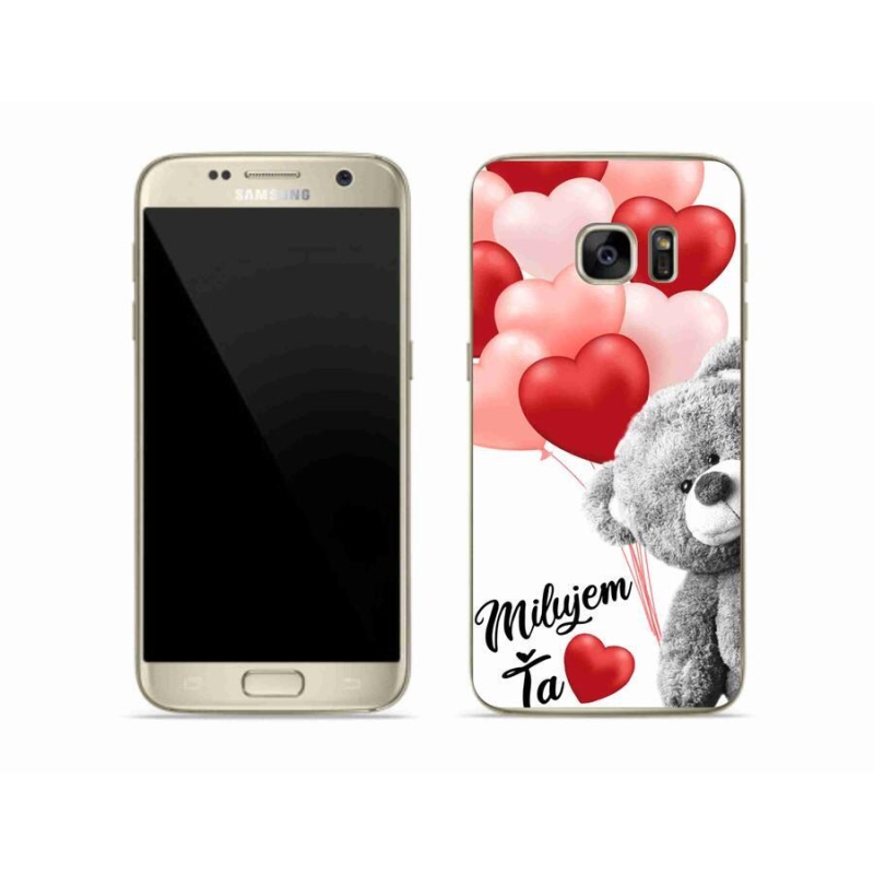 Gelový obal mmCase na mobil Samsung Galaxy S7 - milujem Ťa sk