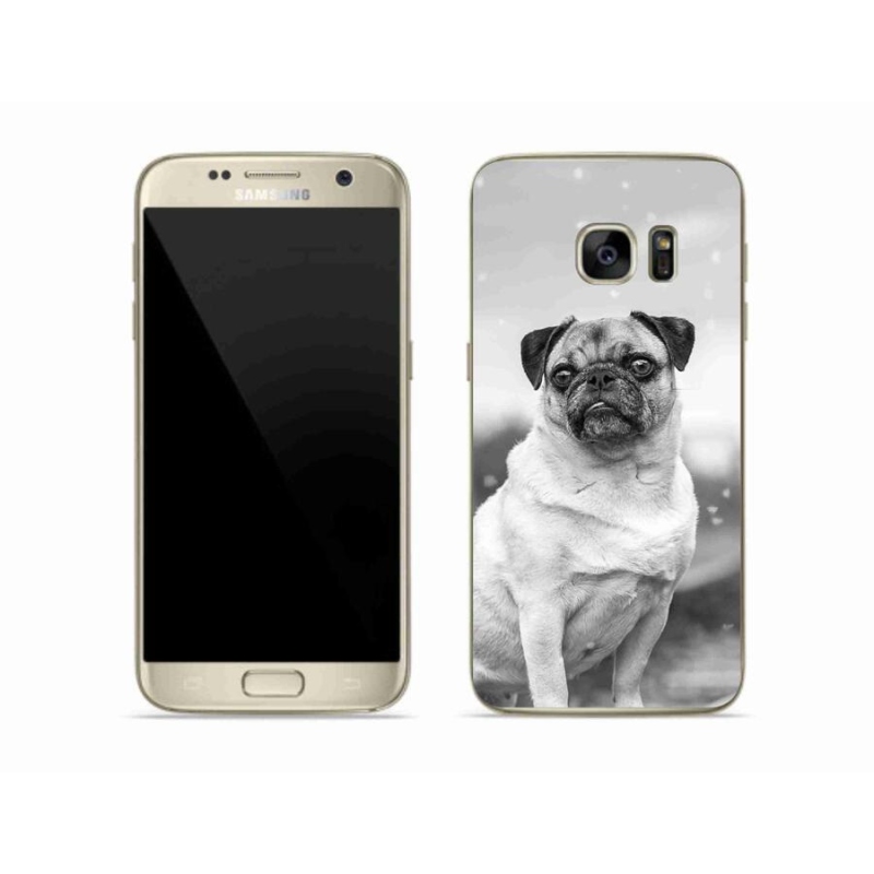 Gelový obal mmCase na mobil Samsung Galaxy S7 - mops