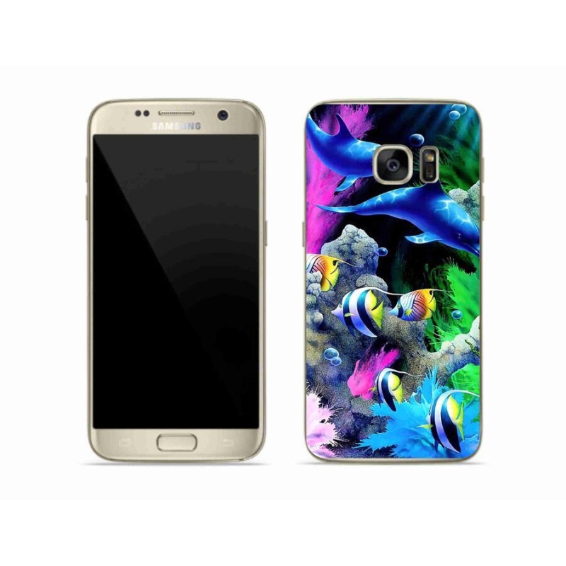 Gelový obal mmCase na mobil Samsung Galaxy S7 - mořský svět
