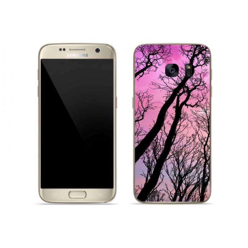 Gelový obal mmCase na mobil Samsung Galaxy S7 - opadané stromy