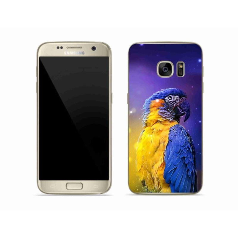 Gelový obal mmCase na mobil Samsung Galaxy S7 - papoušek ara 1
