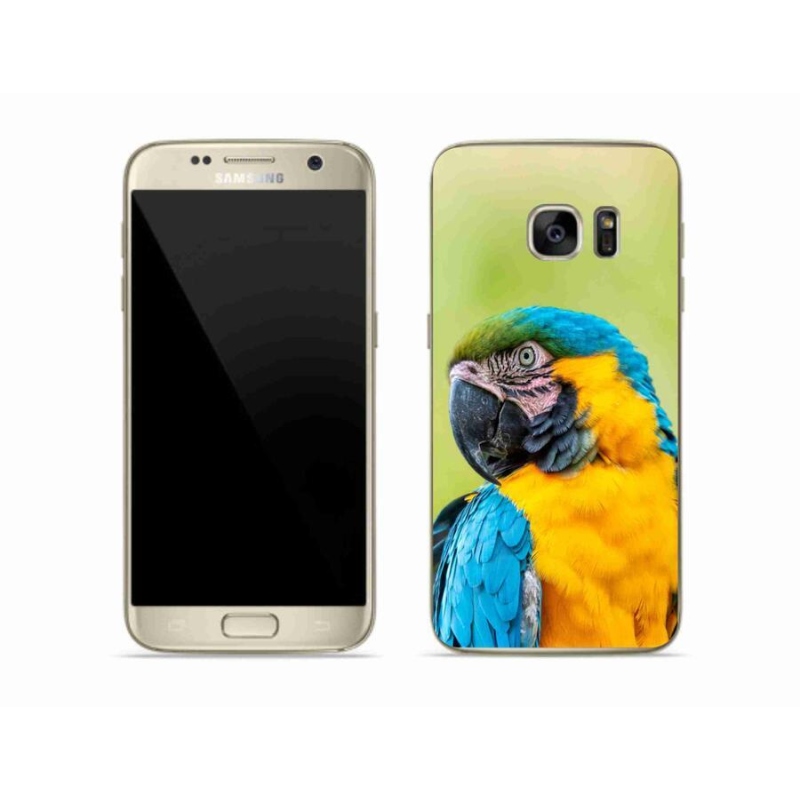 Gelový obal mmCase na mobil Samsung Galaxy S7 - papoušek ara 2