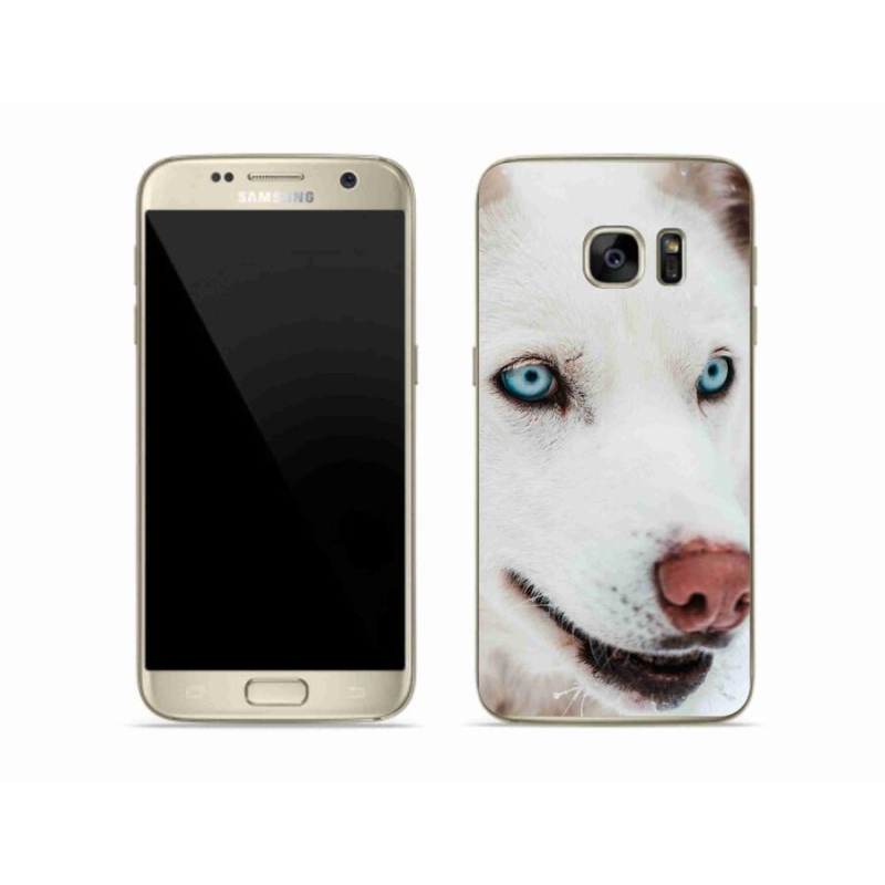 Gelový obal mmCase na mobil Samsung Galaxy S7 - psí pohled