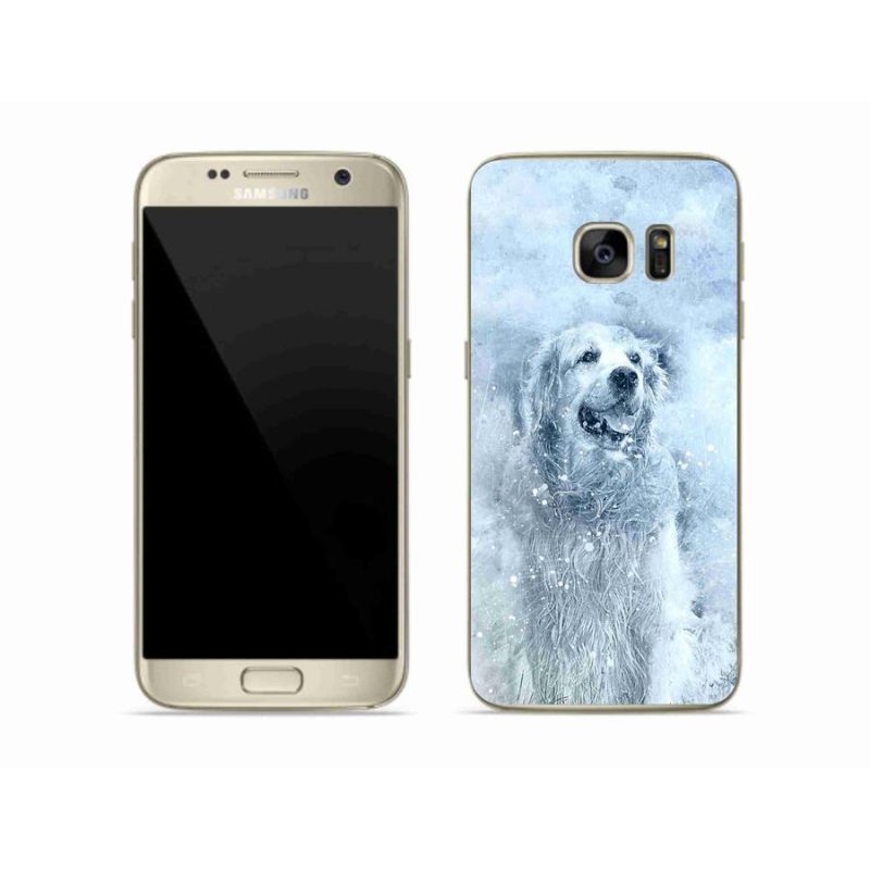 Gelový obal mmCase na mobil Samsung Galaxy S7 - retrívr