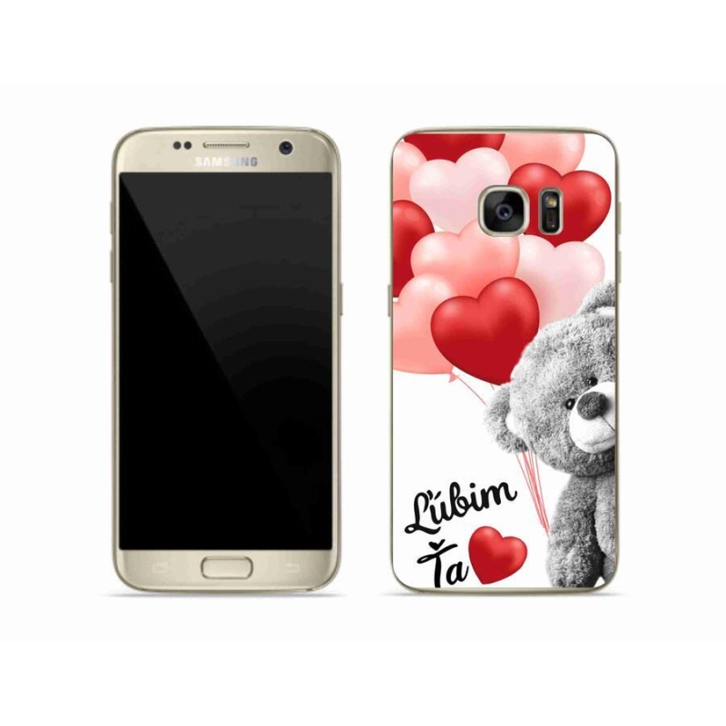 Gelový obal mmCase na mobil Samsung Galaxy S7 - ľúbim ťa sk