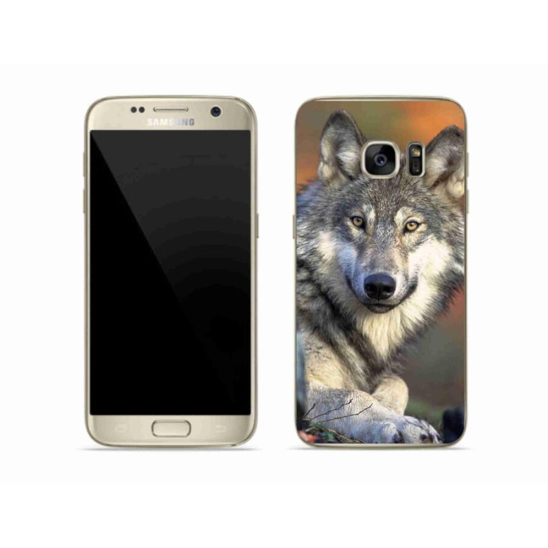 Gelový obal mmCase na mobil Samsung Galaxy S7 - vlk