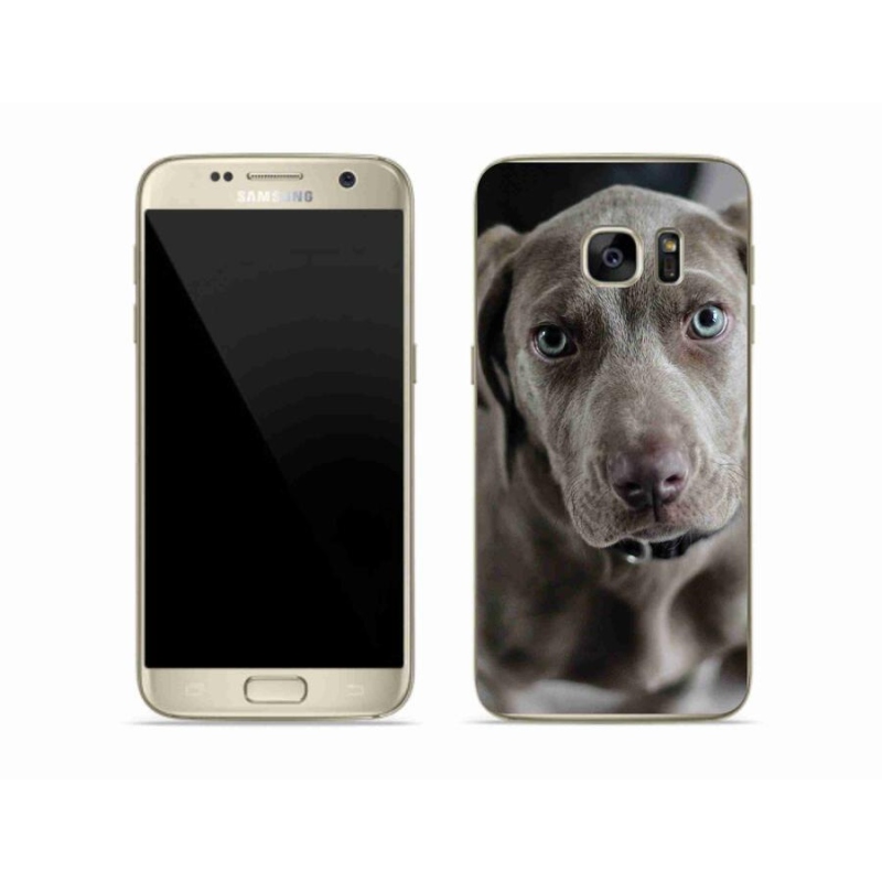 Gelový obal mmCase na mobil Samsung Galaxy S7 - výmarský ohař
