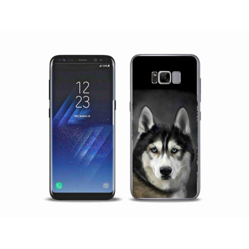 Gelový obal mmCase na mobil Samsung Galaxy S8 Plus - husky